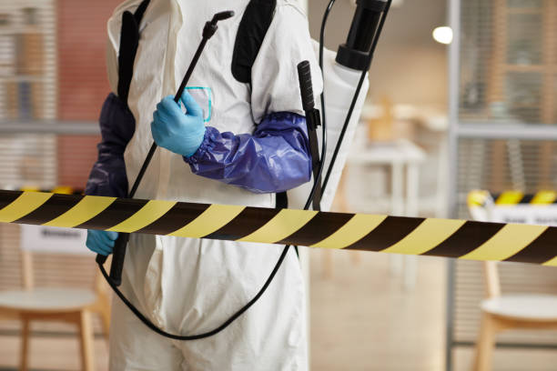 Professional Biohazard Cleanup technician working in Goleta, CA